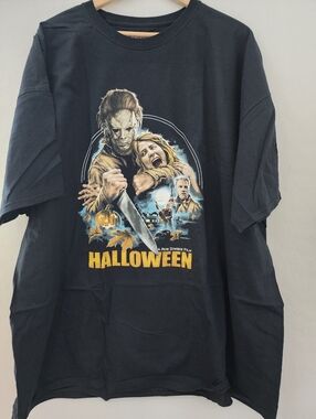 New Fright Rags Halloween Rob Zombie Graphic Tee with Thriller Movie Print 4XL